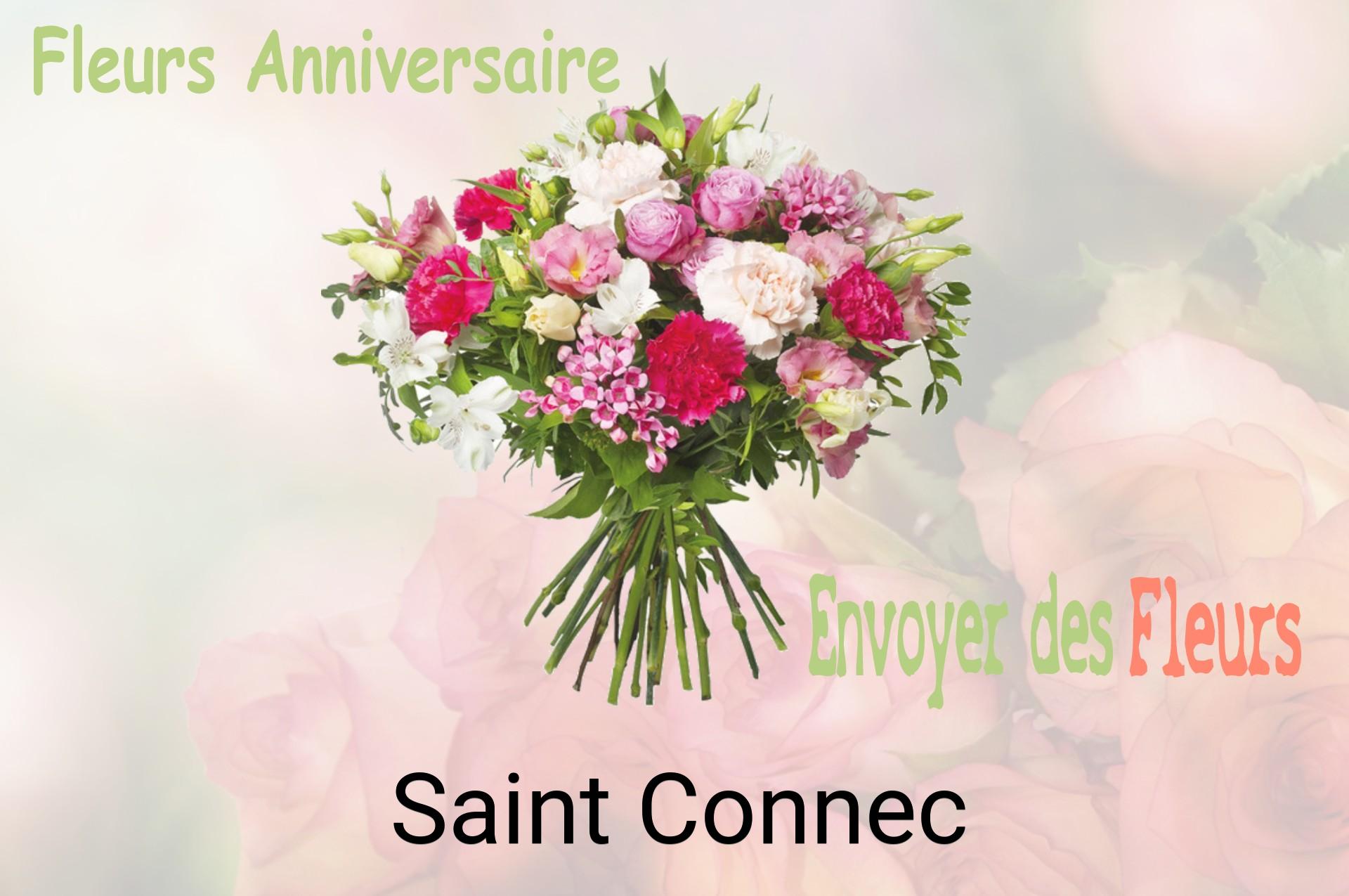 Bouquet de fleurs d’anniversaire livré à Saint-Connec