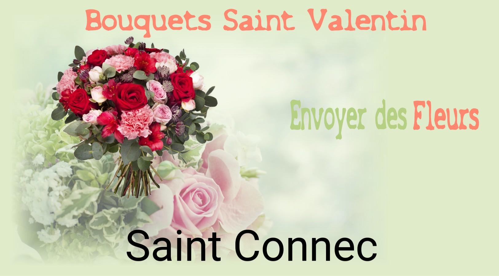 Roses de Saint-Valentin livrées à Saint-Connec